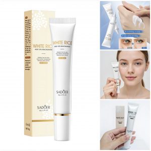 Contorno de ojos de arroz y niacinamida
Crema iluminadora para contorno de ojos con extracto de arroz blanco fermentado y niacinamida.