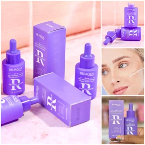 Sérum de Retinol 8.5% + Ácido Hialurónico 5% Bioaqua - Tratamiento antiedad profesional en casa. Combina retinol de alta concentración (renovación celular) con ácido hialurónico (hidratación profunda) para reducir arrugas, mejorar textura y estimular colágeno. Ideal para piel madura o con signos de envejecimiento. 30ml