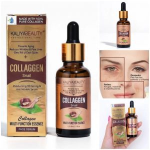 Sérum de colágeno y baba de caracol
Sérum hidratante y anti-envejecimiento con secreción de caracol, colágeno y extractos calmantes.