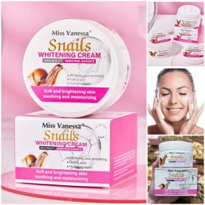 Crema blanqueadora y antiedad con baba de caracol
Crema blanqueadora e hidratante con secreción de caracol y extracto de regaliz.