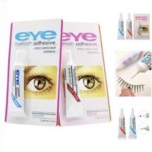 Pegamento para pestañas postizas - En 2 versiones: negro (ideal para un acabado perfecto sin líneas visibles) y transparente (para un look discreto). Fórmula de secado rápido.