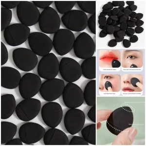 Esponja de dedo - Para maquillaje de precisión. Diseño ergonómico que se ajusta a tu dedo para difuminar base, corrector o sombras en zonas difíciles (ojeras, nariz, contorno de labios). Textura suave y no absorbe producto.