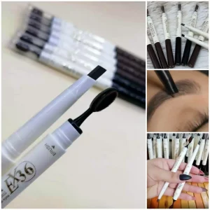 Lápiz de cejas retráctil - Con minas precisas para rellenar y cepillo difuminador para un acabado natural. Disponible en 3 tonos universales que se adaptan a tu color de cejas. Fórmula cremosa y larga duración. Dibuja, peina y define en un solo paso