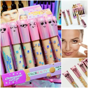 Corrector líquido - Disponible en 6 tonos adaptables (desde claros hasta profundos). Textura cremosa y cobertura buildable que disimula ojeras, rojeces e imperfecciones sin resecar.