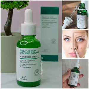 Sérum de Ácido Salicílico Zhenxiu - Controla el acné y purifica los poros en profundidad. Exfolia suavemente, reduce la grasa y calma los brotes gracias al BHA (ácido salicílico). Ideal para piel grasa/mixta con puntos negros o textura irregular. 30ml