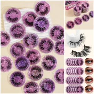 Pestañas postizas de cortina - En 4 modelos diferentes: desde efecto natural hasta dramático. Adhiere fácilmente con pegamento y luce pestañas voluminosas en segundos