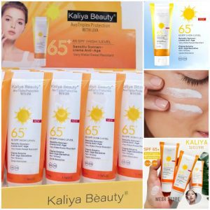 Protector Solar Facial SPF 65+: ¡Protección ultra resistente y textura invisible! Combate rayos UVA/UVB, mientras hidrata. Ideal para deporte, playa o uso diario (no graso y apto para piel sensible). 50ml | ¡Previene manchas y envejecimiento solar!