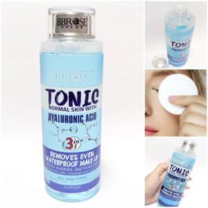 Tónico Facial 3en1: ¡Desmaquilla hasta waterproof, hidrata y balancea el pH! Con Ácido Hialurónico para mantener la piel jugosa sin residuos pegajosos. Ideal para rutinas rápidas o como segundo paso en doble limpieza. 300ml | ¡Piel limpia y fresca en un gesto!