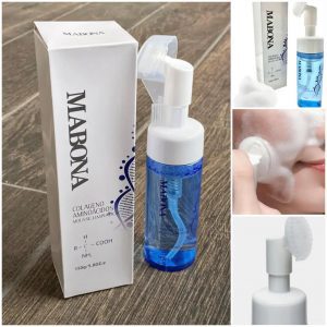 Limpiador facial de colágeno 
¡Limpieza profunda + antiedad en un solo paso! Este gel limpiador con colágeno y extracto de té verde elimina impurezas mientras mejora la elasticidad. Incluye cepillo de silicona para exfoliación suave sin irritar. Ideal para pieles mixtas o sensibles que buscan firmeza y frescura. 150ml