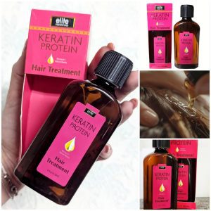 Elite Essentials – Keratin Protein Hair Treatment
Tratamiento capilar enriquecido con queratina hidrolizada, proteína de soja y aceite de coco. Diseñado para nutrir profundamente, reparar el cabello dañado y aportar suavidad intensa. Su textura oleosa ayuda a sellar la cutícula, controlar el frizz y devolver el brillo natural, dejando el cabello más fuerte y manejable.