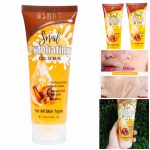 Exfoliante en Gel con Baba de Caracol
Exfoliante facial y corporal tipo gel peeling formulado con extracto de baba de caracol y aloe vera. Su textura en gel se transforma al contacto con la piel, formando pequeñas partículas que arrastran suavemente las células muertas, suciedad y exceso de grasa. Ayuda a renovar la piel sin irritarla, dejándola suave, limpia y con un aspecto más luminoso.