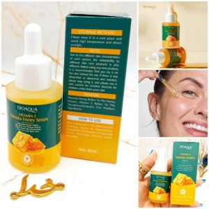 Sérum facial de Vitamin E y Miel de Manuka
Está diseñado para hidratar, suavizar y mejorar la luminosidad de la piel, gracias a la combinación del extracto de miel de Manuka y vitamina E, conocidos por sus propiedades antioxidantes, nutritivas y reparadoras.