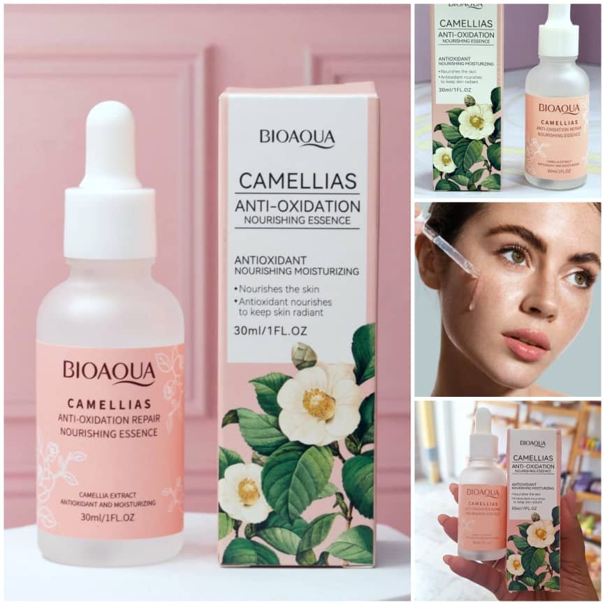 Sérum facial antioxidante de camellia japonesa
Este sérum está diseñado para hidratar profundamente, mejorar la luminosidad y reparar la piel frente al daño oxidativo causado por el sol y la contaminación. Su fórmula con extracto de Camellia japonica es rica en antioxidantes, vitaminas y ácidos grasos esenciales que ayudan a mantener la piel suave, firme y con aspecto saludable.
