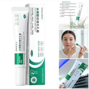 Crema de Ácido Salicílico para Poros Finos
Esta crema combina el poder del Ácido Salicílico (un BHA o Beta Hidroxiácido), un activo lipofílico que penetra la pared del poro para ofrecer un tratamiento intensivo de control de grasa, limpieza y reducción de poros. Es ideal para pieles con oleosidad, puntos negros y textura irregular.