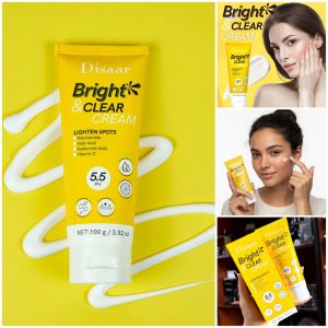 Crema Iluminadora y Aclarante
Esta fórmula intensiva está diseñada para aclarar las manchas oscuras (hiperpigmentación) e iluminar la tez, a la vez que proporciona una hidratación profunda. Su mezcla de potentes ingredientes despigmentantes y antioxidantes con un pH de 5.5 garantiza que la piel recupere su tono uniforme y su barrera protectora se mantenga saludable.